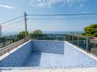 Villa 200 m2 in Šušanj, Bar with pool , garage and panoramic view to sea