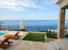 Beautiful modern 3 bedroom villa in Dobra Voda with panoramic sea views and pool