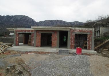 New house under construction in Zupci, Bar with excellent sea and mountain views