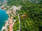 Land in Dobrota with great view to Boka Bay, 30 m from the sea