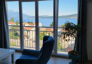Three-room apartment 64 m in Baosici, Herceg Novi in new complex with parking
