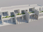 A townhouse under construction in Tivat for sale