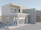 A townhouse under construction in Tivat for sale