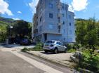 New modern sunny flat in Budva with sea view terrace and garage 700 m from beach