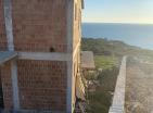 Land plot and house under construction in Zagora, Kotor with stunning sea view