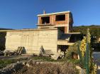 Land plot and house under construction in Zagora, Kotor with stunning sea view