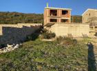 Land plot and house under construction in Zagora, Kotor with stunning sea view