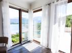 Modern villa next to Tivat with private beach, boat dock and panoramic views