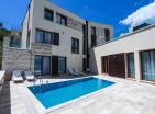 Modern villa next to Tivat with private beach, boat dock and panoramic views