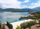 Modern villa next to Tivat with private beach, boat dock and panoramic views