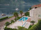 Luxurious 6-room villa first line with sea view and pool in Morinj, Kotor