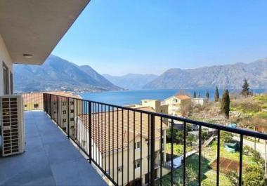 New sea-view 4 rooms apartment in Beautiful Dobrota, Kotor in Alkima residence