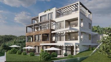 Exclusive 732 m2 land plot in Tivat for building residence complex for 10 flats