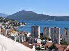 Panoramic sea view 3 bedrooms apartment in Herceg Novi with fireplace and garage