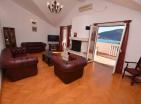 Panoramic sea view 3 bedrooms apartment in Herceg Novi with fireplace and garage