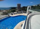 Stunning sea-view apartment 48 m2 in Becici with pool access
