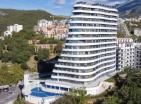 Stunning sea view apartment 51 m2 in Becici in residence with pool