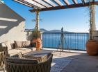 Exclusive sea view penthouse in Lustica Bay with pool access