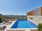 Luxury villa in Kovac with breathtaking bay views and pool