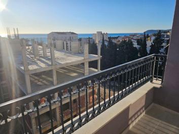 New 2 bedrooms flat in Bar with terrace and sea view near beach