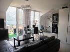 Two bedrooms flat 62 m2 in Stoliv with terrase and panoramic Kotor Bay view