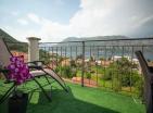 Two bedrooms flat 62 m2 in Stoliv with terrase and panoramic Kotor Bay view