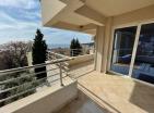 Stunning 64 m2 one bedroom apartment in Petrovac with sea view terrace