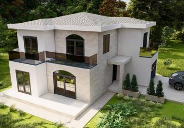 Luxury modern 225 m2 house in Bar with panoramic sea views and pool