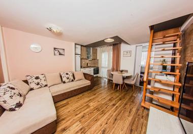 Stylish 50 m2 duplex flat in Bar near center with terrace