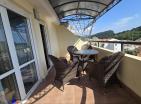 Stunning sea view 50m2 apartment in Petrovac, steps from beach
