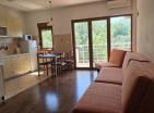 Furnished 46 m2 flat in Petrovac with garage parking