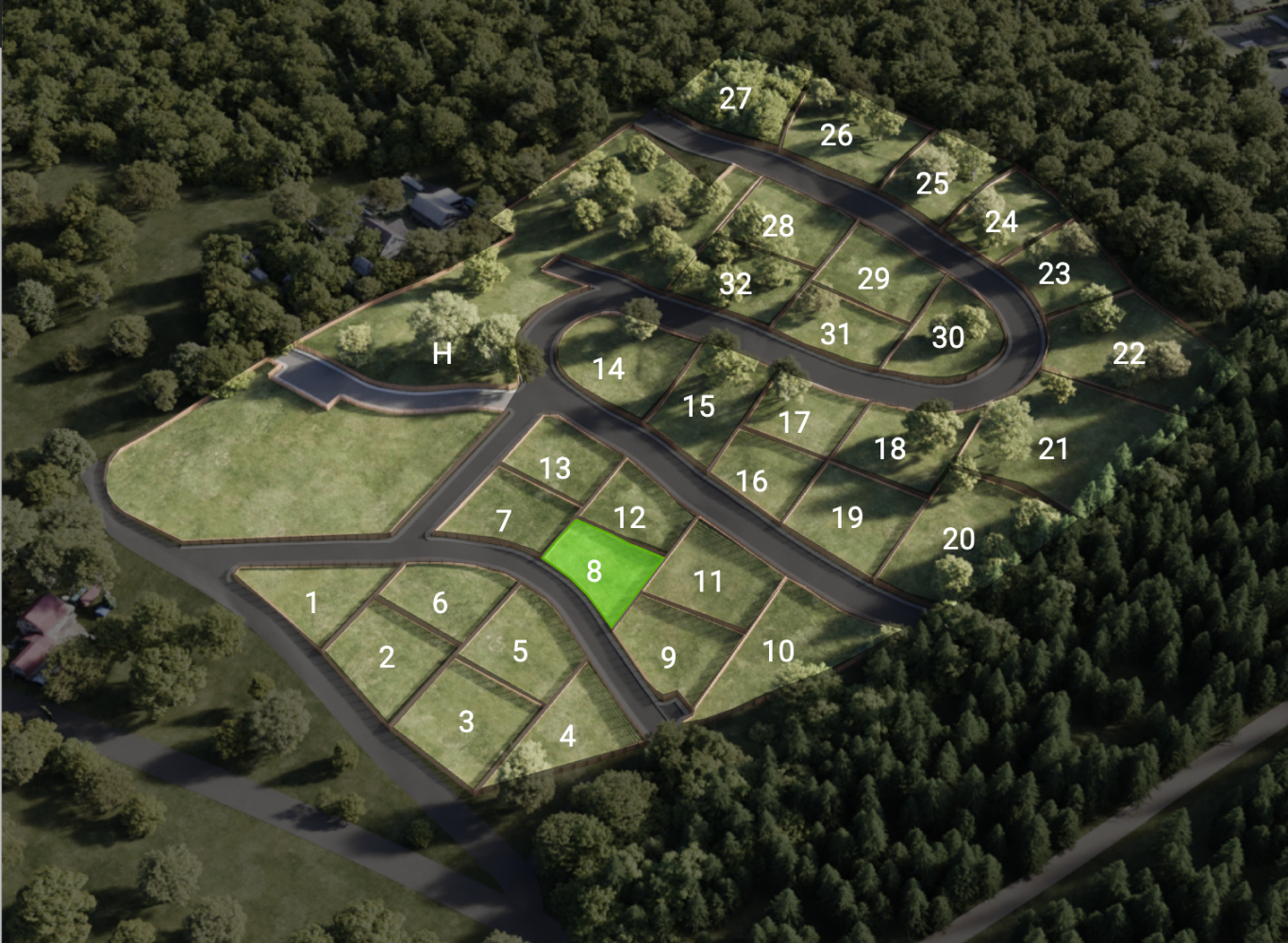 Exclusive mountain 583 m2 land in Žabljak in Сhaledorf residence