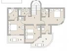 Seaside 3 floors 213 m2 villa for sale in Utjeha just 50m from the beach