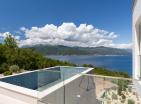 New luxury villa in Krašići, Tivat with panoramic sea views and pool