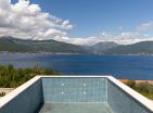 New luxury villa in Krašići, Tivat with panoramic sea views and pool