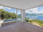 New luxury villa in Krašići, Tivat with panoramic sea views and pool