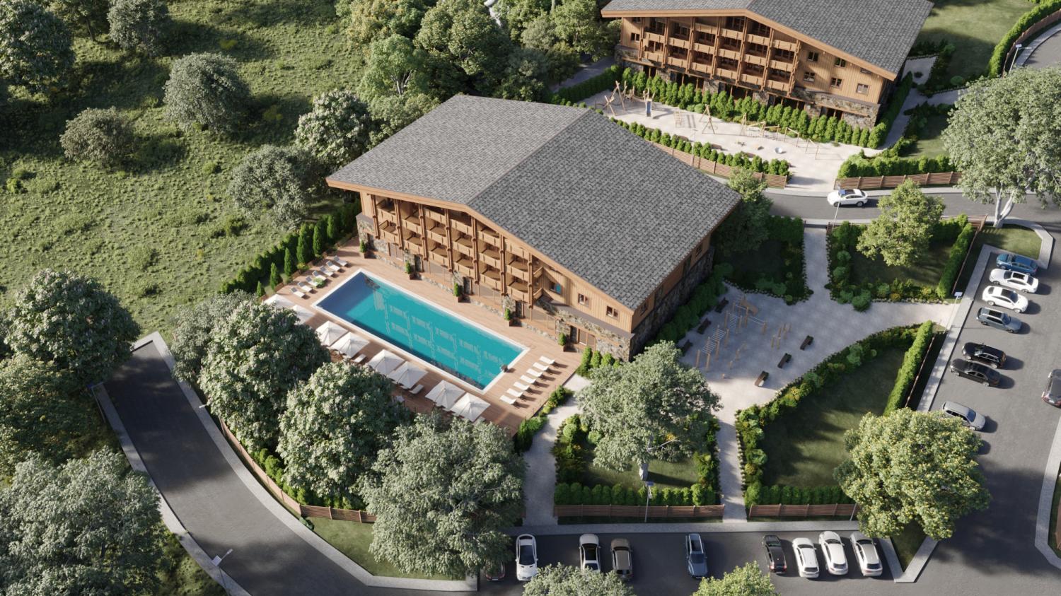 Prime mountain 8700 m2 land in Žabljak for building luxury hotel