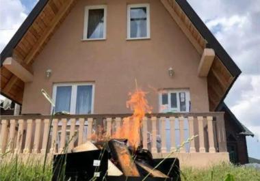 Mountain 2 storey 70m2 house in Žabljak with 2 bedrooms and valley view