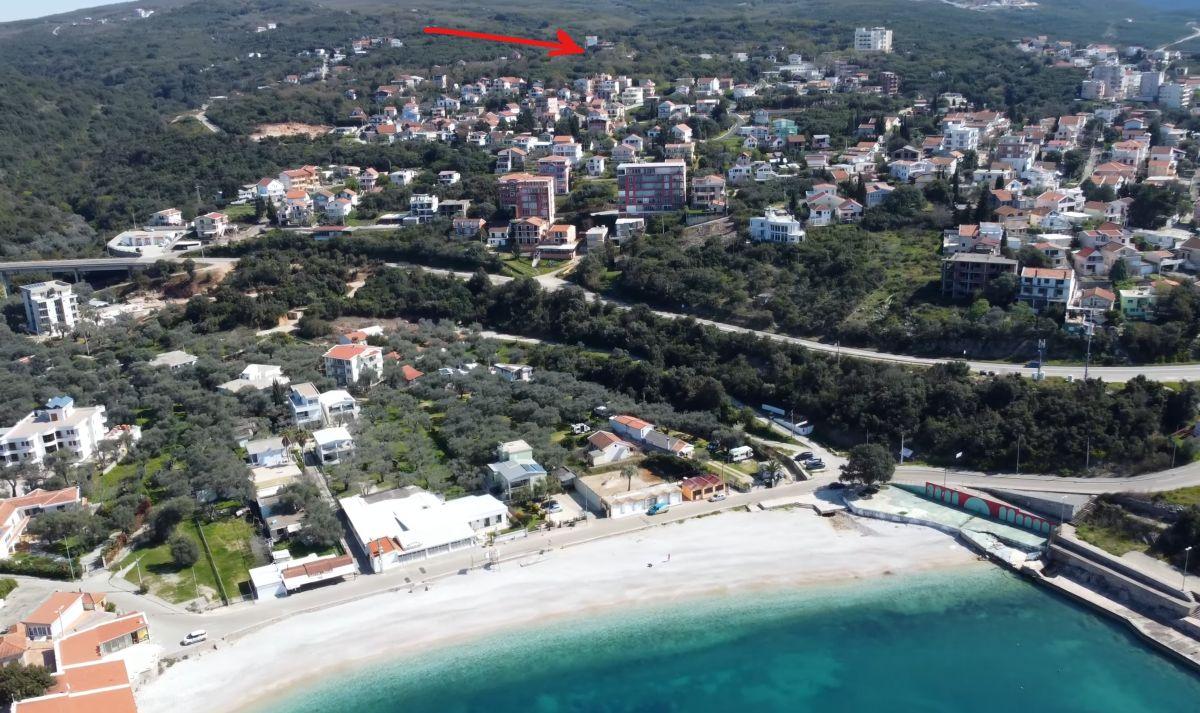Sea view urbanized 310 m2 land plot in Utjeha, Bar for house or mini hotel