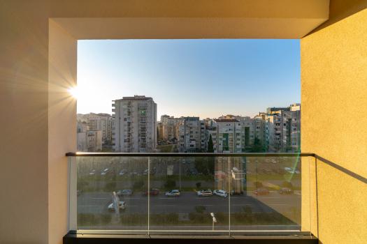 The apartment in Bar with two bedrooms and view to the city