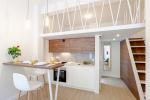 Fully-furnished Studio apartment 25m² + 9m² mezzanine-loft with private patio